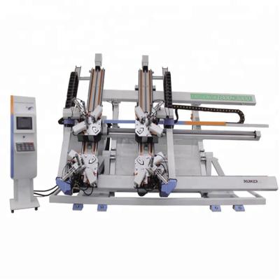 China Aluminum Door Frame 4 Heads Aluminum Window Automatic Corner Crimping Machine for sale