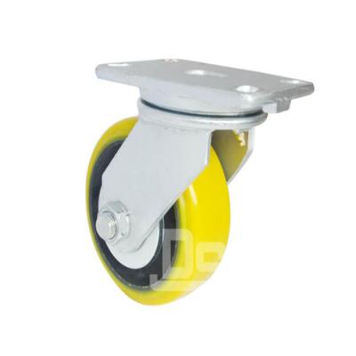 China 5 Inch Rigid High Quality Industrial Moving Trolley Shipping Container Swivel Caster Wheels for sale