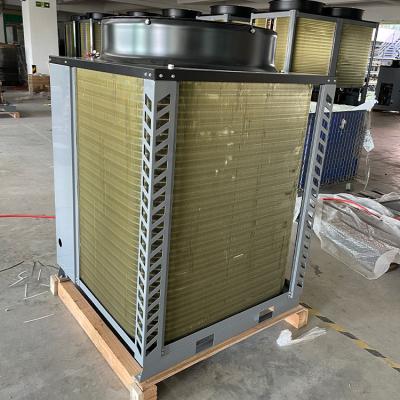 China Fully Outdoor Commercial Equipment Danfoss Hotel Water Heater High Effciency Heat Pump Factory Price Unit for sale