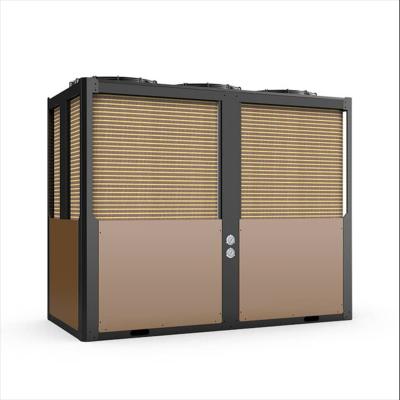 China Cooling System DCEVI R410a Outdoor Geothermal Hotel Commercial Air To Water Heat Pump for sale