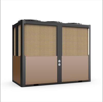 China DCEVI R410a cold area outdoor hotel commercial evi heat pump air to water circulation heating for sale