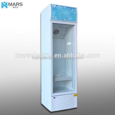 China Single-Temperature MARS Design Glass Showcase For Home LC-360F 360 Liter Commercial Upright Showcase/Display Cooler With Led Lights for sale