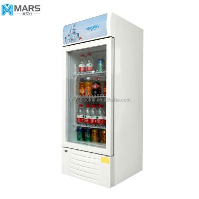 China Single-temperature 160 Liters Commercial Vertical Display Cooler/Visit Cooler Showcase Hot Sale LC-160F MARS for sale