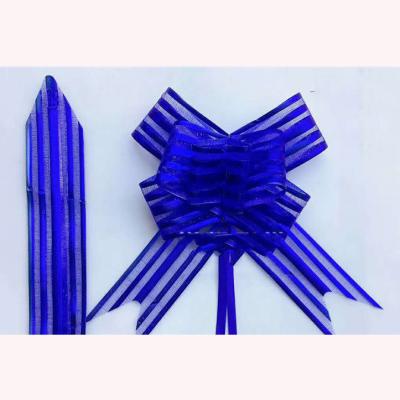 China Gift Wrapping Large Size Colorful Decorative Food Wrapping Organza Ribbon Bows for sale