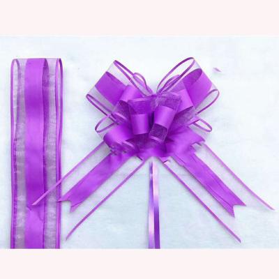 China Gift Organza Pull Wrapping Twine Bows Wrap Ribbon For Wedding Party for sale