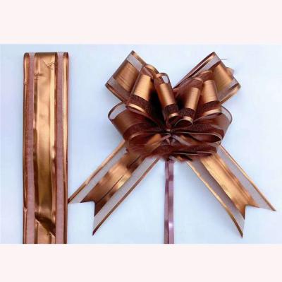 China Shiny Gift Kids Logo Ribbon Wrapping Best Selling Silk Bow For Holiday Christmas Gift Decorative for sale