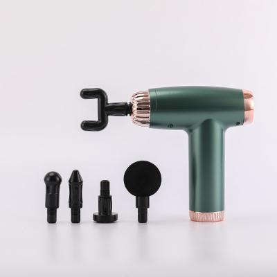 China Best Dropshipping Handle Body Sports Percussion Tissue Vibration Cordless Electric Deep Body Muscle Facial Massage Gun for sale