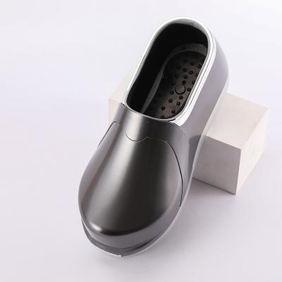 China New Design Portable Wireless Rechargeable Foot Massage Shoes EMS Acupoint Reflexology Plantar Foot Massager for sale