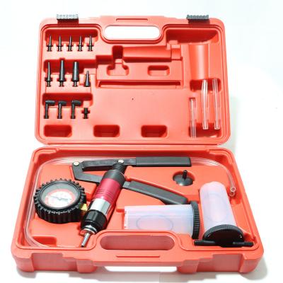 China China Sale 2 In 1 21 Pcs Brake Bleeder Vacuum Pump Test Tuner Tool Kit Hand Vacuum Pump for sale