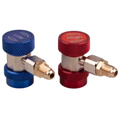 China Factory new product adjustable quick couplers copper aluminum refrigerant air conditioner adapter for sale