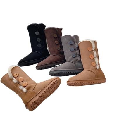 China Winter 1873 fashion trend long women's outdoor high-grade white lamb's wool snow boot for sale