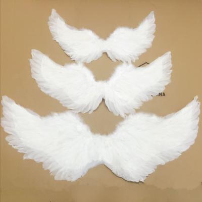 China Decorations Wholesale Costume Children's White Fairy Feather Angle Wings for sale