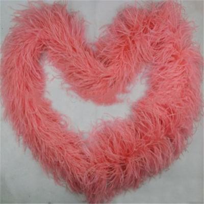 China Two layers of garment/headware/carnival/party/wedding etc. TN-03 dye ostrich feather boas for clothing and party decoration for sale