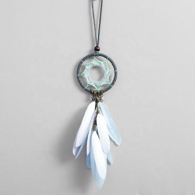 China India IED-148 Retro Dreamcatcher Pendant Car Original INS Car Ornaments Dream Catcher Feather Catcher for sale