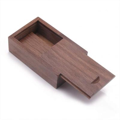 China Single Black Walnut Aseptic Guaranteed Quality Pull Wooden Box for sale