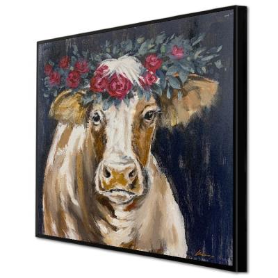 China Pure Handmade Art Deco Painting Canvas Paintings Heavy Animal Canvas Art for sale