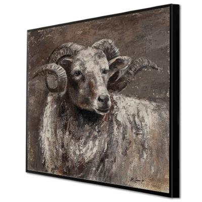 China Art Deco Hand Painted Heavy Textured Handmade Oil Paintings Wall Art 100% Animal Canvas Art For Home Decor for sale