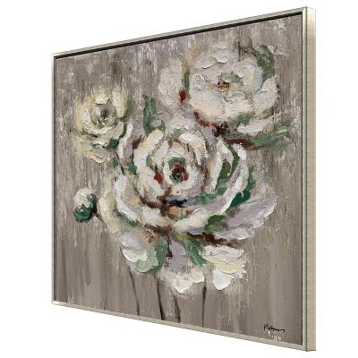 China Wholesale Modern Flower Paintings Art Deco Guangzhou Oil Painting Canvas Home Decor Canvas Art for sale