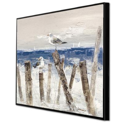 China Art Deco Senior Quality Seascape Painting Seabirds Love Home Decor Acrylic Paintings Wholesale for sale