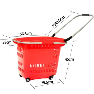 China Best Selling Shopping Basket Eco - Friendly Plastic With New Colorful Materials For Grocery for sale