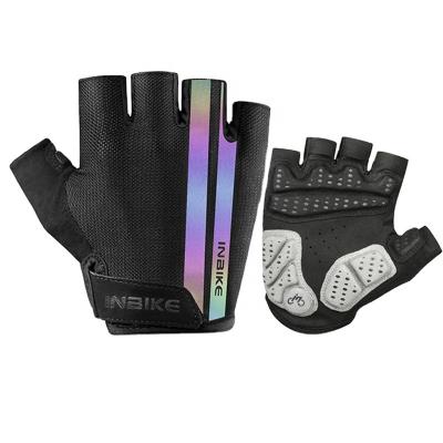 China Screen INBIKE Cycling Half Finger MTB Sports Gym Gloves Shockproof Breathable Men Women Cycling Gloves for sale