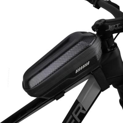 China Inbike Portablecycling Bicycle Riding Bike Bag Durable Waterproof Front Hard Shell Upper Pipe Black Bag for sale