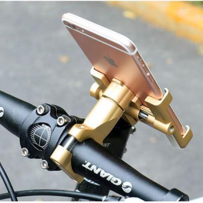 China INBIKE 360 Degree Adjustable Rotatable Retractable Handlebar Mount Aluminum Bike Phone Holder for sale