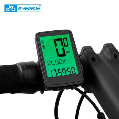 China Waterproof/Backlight Inbike Most Popular Promotion Multifunctional Mountain Bike Cycle Meter LCD Display Waterproof Bicycle Computer for sale