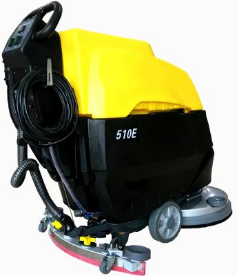 China MLEE510E Hotels Marble Floor Automatic Economic Electric Floor Cleaning Machine 15m Rope Floor Scrubber for sale