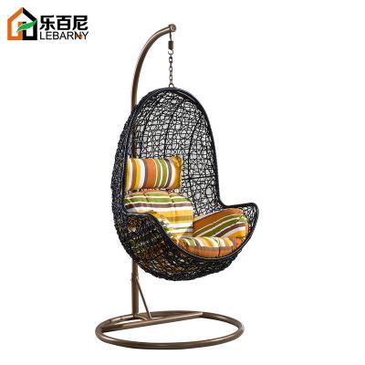 China Modern Hanging Hanging Basket Cane Bedroom Lazy Outdoor Balcony Hanging Chair Rocking Chair Bird's Nest Cradle Indoor Swing for sale