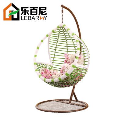 China Modern Design Outdoor Garden Patio Rattan Hanging Swing Chair for sale