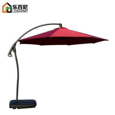 China Modern Leisure Beach Resort Sun Umbrella Mediterranean Banana Logo Umbrella Outdoor Customized Umbrella for sale