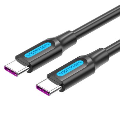 China PD100w 5A Male Mobile Phone Vention USB Type C to Male Fast Charging USB C Cable Cable PD100w 5A Suitable for Car Mobile Phone Mac Data Cable for sale