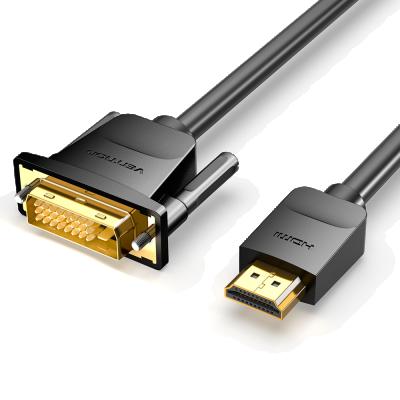 China High Speed ​​Car Vention 1080p 60hz Support Computer HD TV HDMI A Male to DVI 24+1 HDMI Male Adapter to DVI Extension Cable for sale