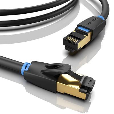 China PVC Vention jumper 28awg 5M 20M cable rj45 connector 40gpbs 20000MHz transmission cat 8 ethernet cable for sale