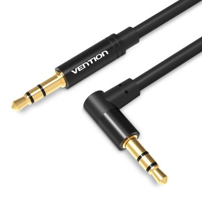 China Car Vention Gold Plated Audio Cable High Quality Male Aux. 3.5mm Stereo To Male Jack Audio Aux Cable Auxiliary Cable For Phone Car for sale