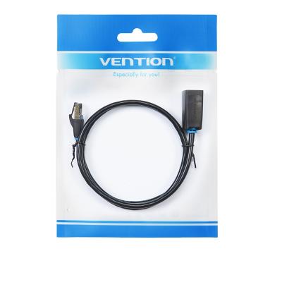 China Vention IKH Cat.8 SFTP Extension Ethernet IKH High Speed ​​LAN Cable Black for sale