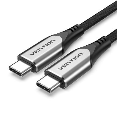 China MP3/MP4 Player Vention Cotton Braided USB-C To USB-C 3.1 Cable 0.5M Gray for sale