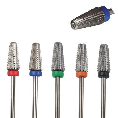 China Hot Sale 2 Way Tungsten Carbide Tungsten Carbide Nail Drill Bit For Nail Beauty for sale