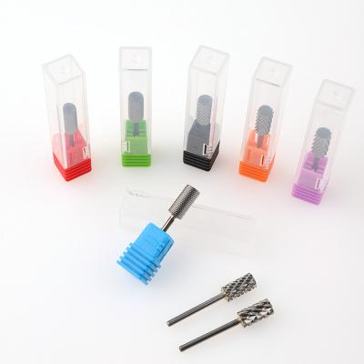 China D6S Good Quality Tungsten Carbide Nail Beauty Salon Drill Bits Wholesale (Bi-directional) Professional Nails for sale