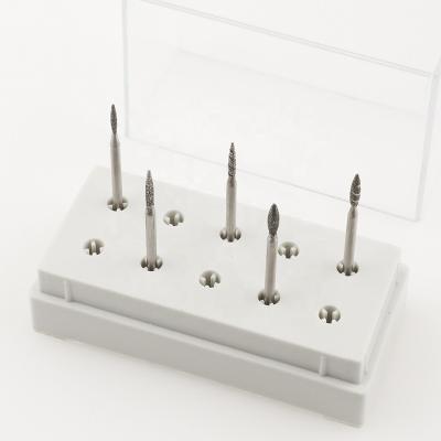 China Stainless Steel Diameter 1.8mm Diamond Nail Drill Bit Flames Shape Dead Skin Polish Electric Nail File for sale