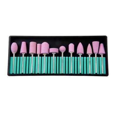 China High Quality Professional Flounder Corundum Professional Manicure Pedicure Nail Bit Set Natural Nail Care Kit for sale