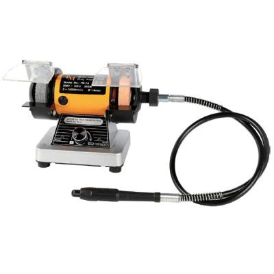 China Jewelry And Metal Polishing Low MOQ 120w Multifunctional Mini Grinders And Polisher Sanding Bench With Flexi-axle for sale