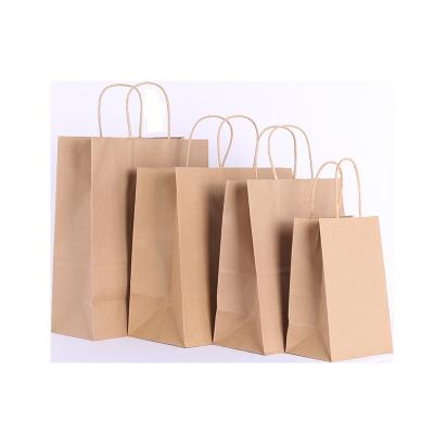 China Gift & Craft Custom For Food Grade Kraft Paper Bag Recycled Brown Paper Bag With Logo Printed Kraft Paper Bag for sale