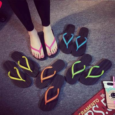 China 2020 Fashion Trend Ladies PE Beach Sandals Strappy Slip-resistant Platform Flip Flops Summer Flip Flops Summer for sale