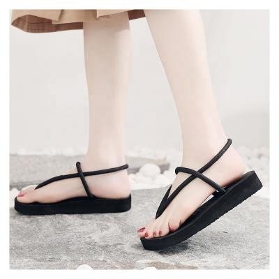 China 2020 Fashion Trend Women's Platform Sandals Bohemia Ladies Beach Shoes Outdoor Summer Flip Flops for sale