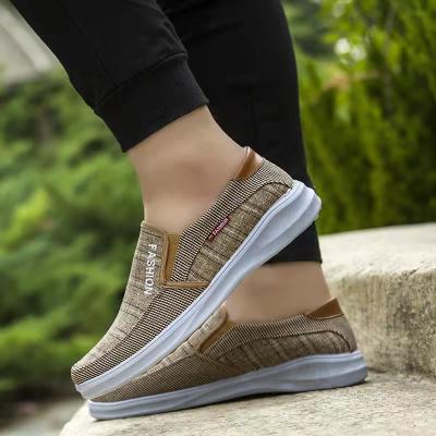 China High quality men's breathable sports shoes fashion trend spring spring Autumn Soft Flat Walking Loafers for sale