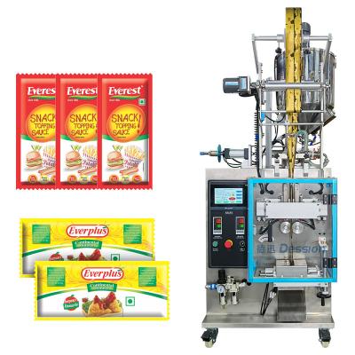 China Clothing Sauce Automatic Small Sachet Filling Packaging Machine Snacks Topping Continental Sacue Packing Machine for sale