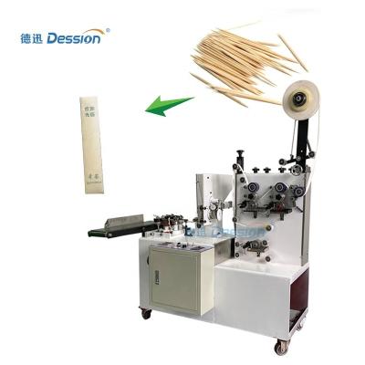 China High level high speed automatic toothpick filling packing machine with film paper bag for sale