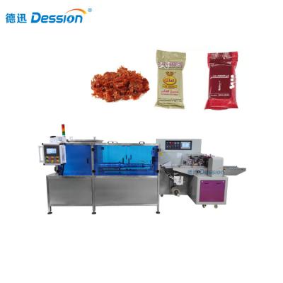 China CLOTHING 100 Bags / Min Shisha Tobacco Packaging Machine High Speed ​​Molasses Packing Machinery With Servo Motor for sale